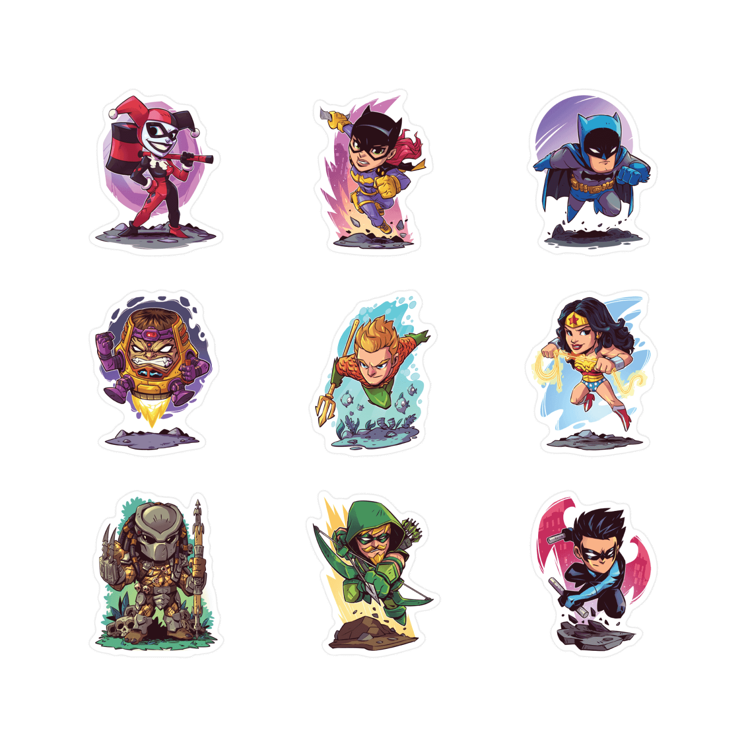 Stiker DC Comics – Part 1 – Agette