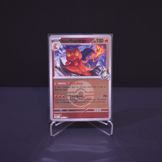 Ethan's Magcargo (Poke Ball), 024/217, Ascended Heroes (ASC), Reverse Holo (RH), Kartu Pokemon, [#1]
