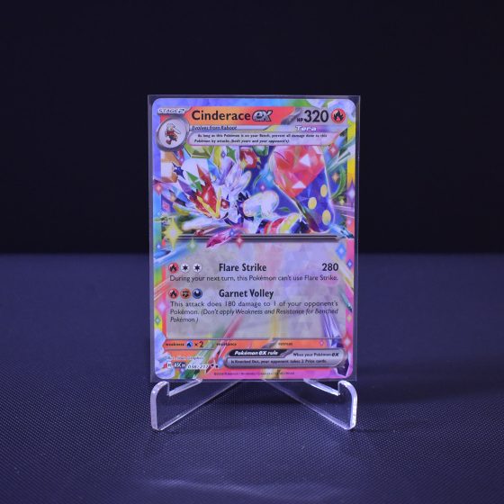 Cinderace ex, 038/217, Ascended Heroes (ASC), Double Rare (RR), Kartu Pokemon, [#1]