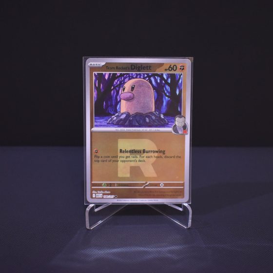 Team Rocket's Diglett (Team Rocket), 100/217, Ascended Heroes (ASC), Reverse Holo (RH), Kartu Pokemon, [#1]