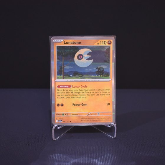 Lunatone, 105/217, Ascended Heroes (ASC), Holo Rare (H), Kartu Pokemon, [#2]