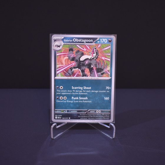 Galarian Obstagoon, 132/217, Ascended Heroes (ASC), Uncommon (UC), Kartu Pokemon, [#2]