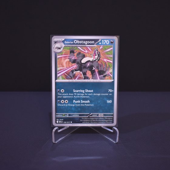 Galarian Obstagoon, 132/217, Ascended Heroes (ASC), Uncommon (UC), Kartu Pokemon, [#3]