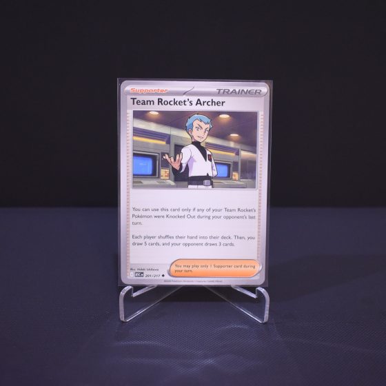 Team Rocket's Archer, 201/217, Ascended Heroes (ASC), Uncommon (UC), Kartu Pokemon, [#1]