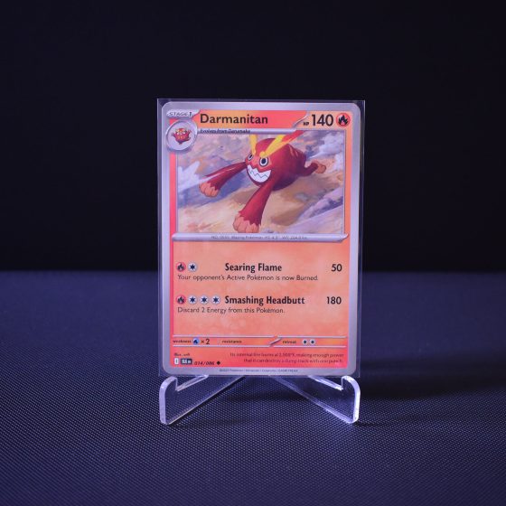 Darmanitan, 014/086, Black Bolt (BLK), Uncommon (UC), Kartu Pokemon, [#1]