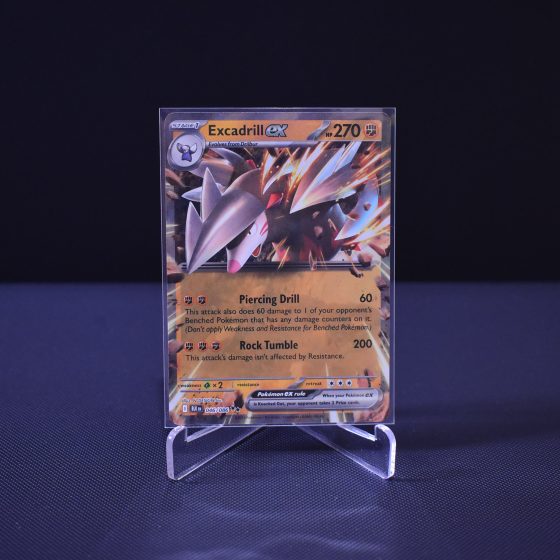 Excadrill ex, 046/086, Black Bolt (BLK), Double Rare (RR), Kartu Pokemon, [#1]