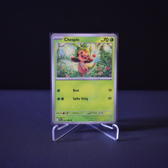 Chespin, 005/086, Chaos Rising (CRI), Common (C), Kartu Pokemon, [#1]
