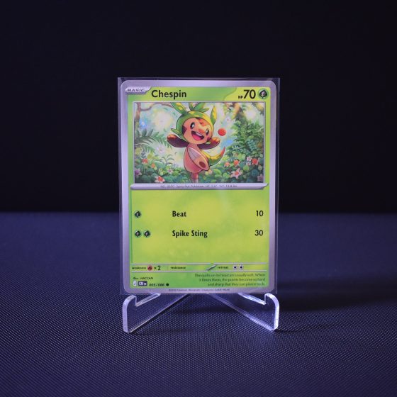 Chespin, 005/086, Chaos Rising (CRI), Common (C), Kartu Pokemon, [#2]