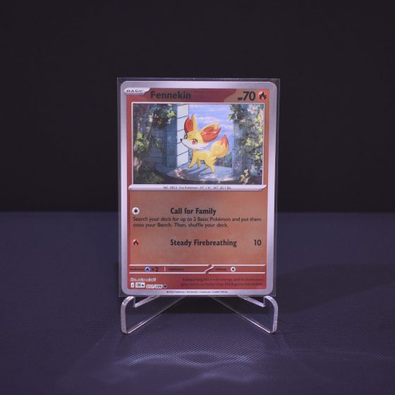 Fennekin, 011/086, Chaos Rising (CRI), Reverse Holo (RH), Kartu Pokemon, [#1]