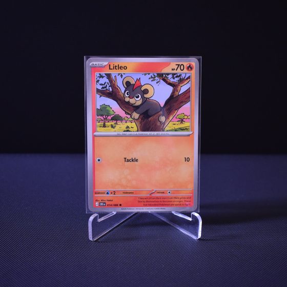 Litleo, 014/086, Chaos Rising (CRI), Common (C), Kartu Pokemon, [#3]