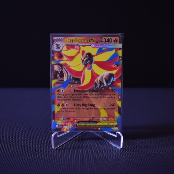 Mega Pyroar ex, 015/086, Chaos Rising (CRI), Double Rare (RR), Kartu Pokemon, [#2]