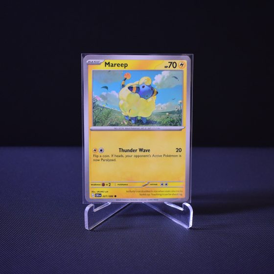 Mareep, 027/086, Chaos Rising (CRI), Common (C), Kartu Pokemon, [#1]