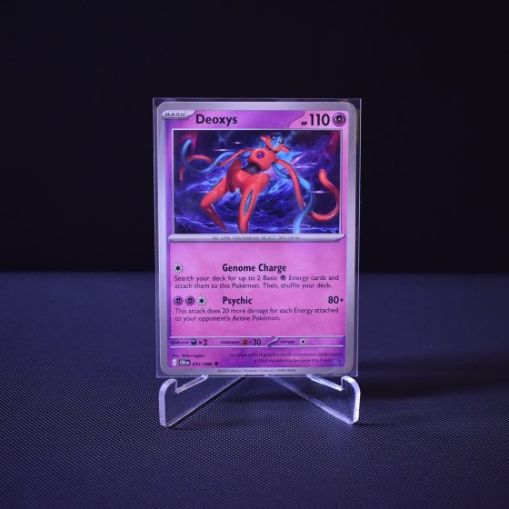 Deoxys, 031/086, Chaos Rising (CRI), Uncommon (UC), Kartu Pokemon, [#1]