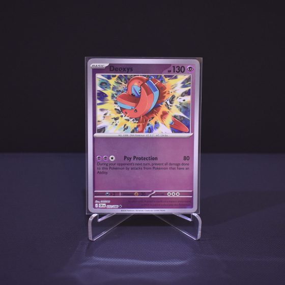 Deoxys, 033/086, Chaos Rising (CRI), Reverse Holo (RH), Kartu Pokemon, [#1]