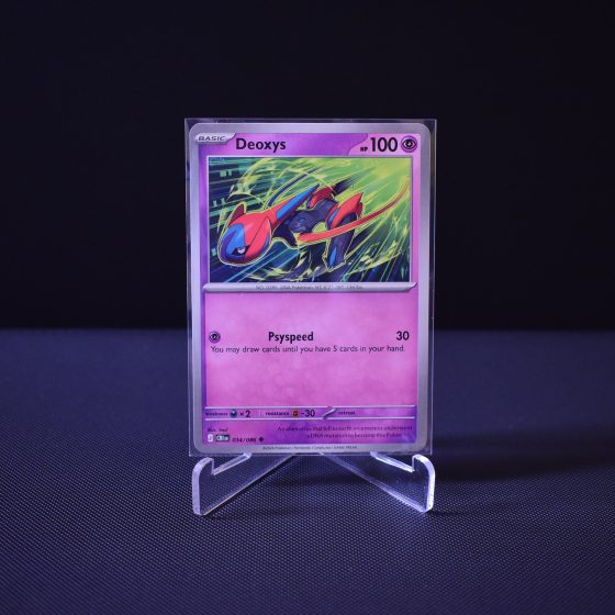 Deoxys, 034/086, Chaos Rising (CRI), Uncommon (UC), Kartu Pokemon, [#1]