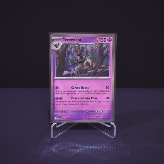 Trevenant, 039/086, Chaos Rising (CRI), Holo Rare (H), Kartu Pokemon, [#1]