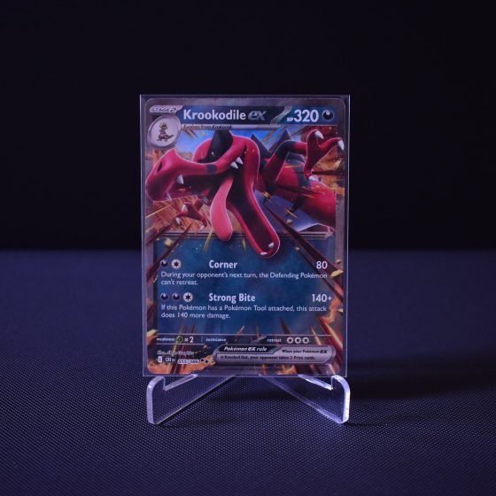 Krookodile ex, 055/086, Chaos Rising (CRI), Double Rare (RR), Kartu Pokemon, [#2]