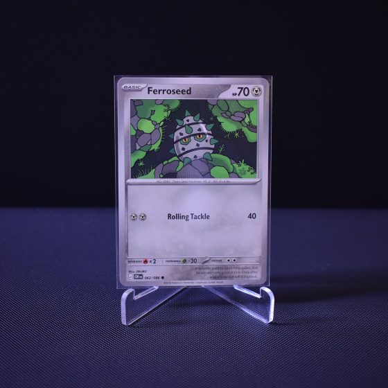 Ferroseed, 062/086, Chaos Rising (CRI), Common (C), Kartu Pokemon, [#1]