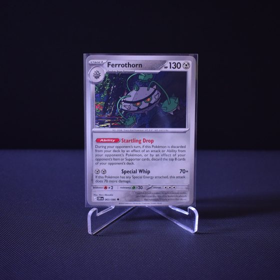 Ferrothorn, 063/086, Chaos Rising (CRI), Uncommon (UC), Kartu Pokemon, [#1]