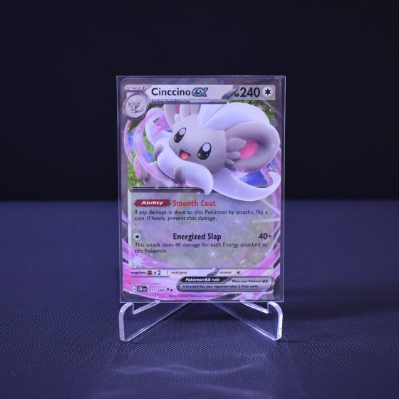 Cinccino ex, 073/086, Chaos Rising (CRI), Double Rare (RR), Kartu Pokemon, [#2]
