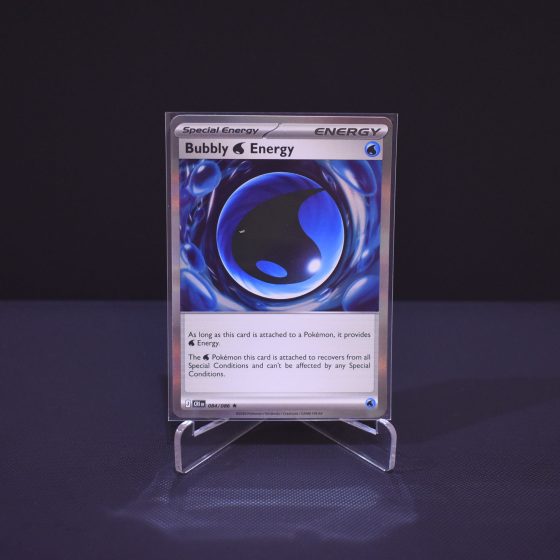 Bubbly W Energy, 084/086, Chaos Rising (CRI), Holo Rare (H), Kartu Pokemon, [#1]