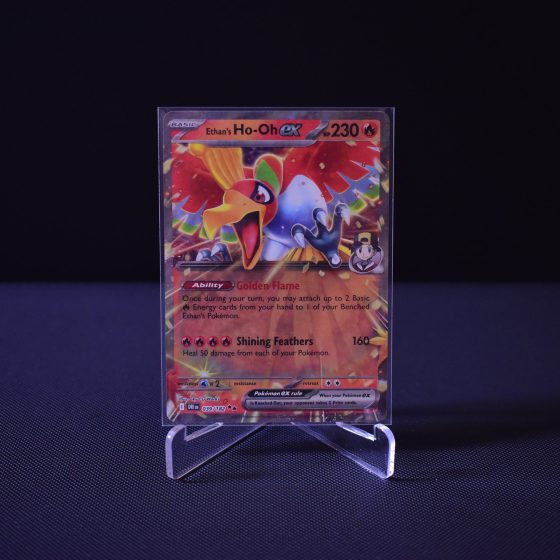Ethan's Ho-Oh ex, 039/182, Destined Rivals (DRI), Double Rare (RR), Kartu Pokemon, [#1]