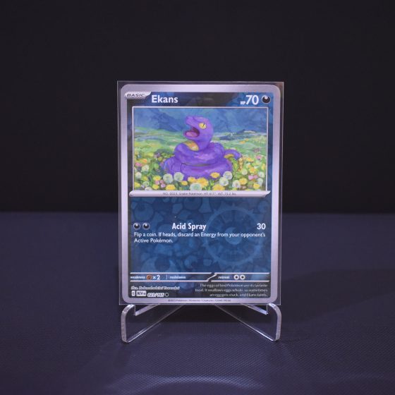 Ekans, 023/165, Scarlet & Violet 151 (MEW), Reverse Holo (RH), Kartu Pokemon, [#1]