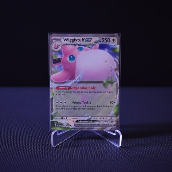 Wigglytuff ex, 040/165, Scarlet & Violet 151 (MEW), Double Rare (RR), Kartu Pokemon, [#1]