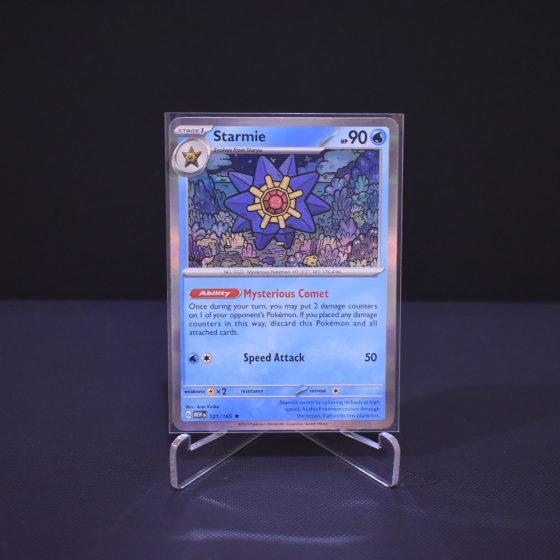 Starmie, 121/165, Scarlet & Violet 151 (MEW), Rare (R), Kartu Pokemon, [#1]