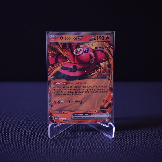 Oricorio ex, 018/094, Phantasmal Flames (PFL), Double Rare (RR), Kartu Pokemon, [#1]