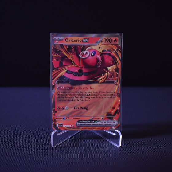 Oricorio ex, 018/094, Phantasmal Flames (PFL), Double Rare (RR), Kartu Pokemon, [#2]