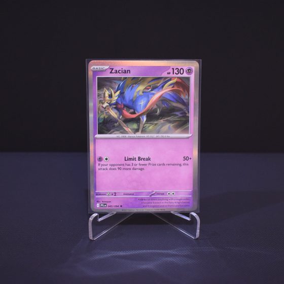 Zacian, 045/094, Phantasmal Flames (PFL), Holo Rare (H), Kartu Pokemon, [#2]