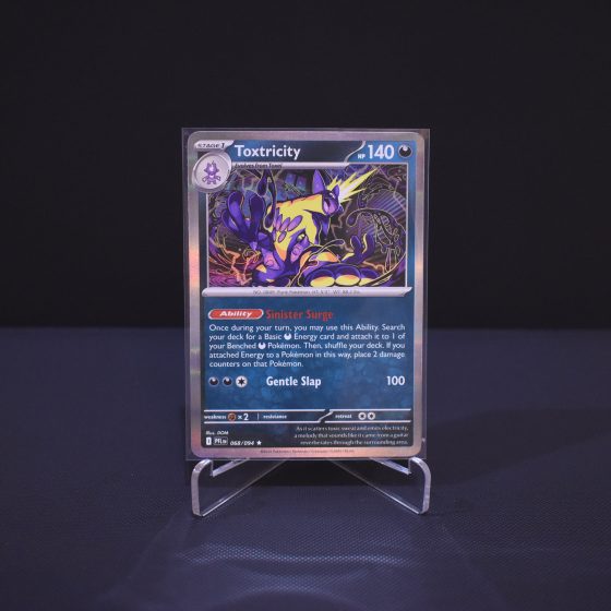 Toxtricity, 068/094, Phantasmal Flames (PFL), Rare (R), Kartu Pokemon, [#1]
