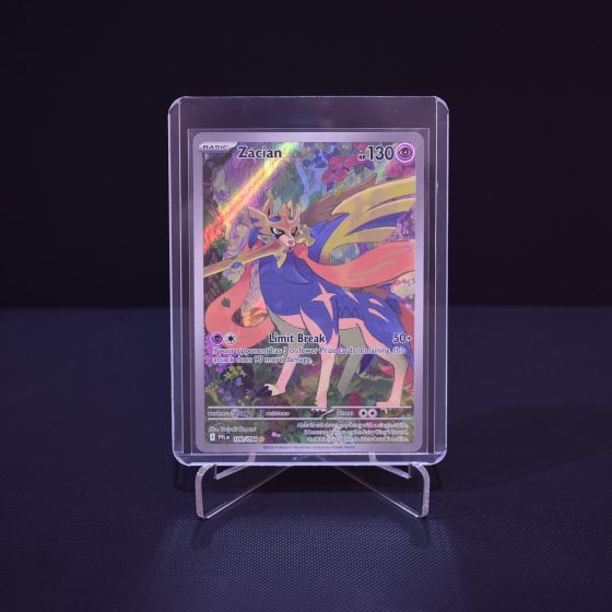 Zacian, 100/094, Phantasmal Flames (PFL), Illustration Rare (IR), Kartu Pokemon, [#1]