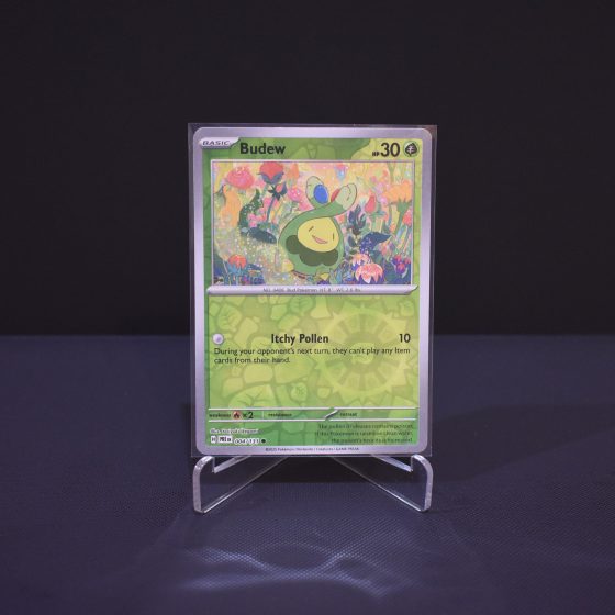 Budew, 004/131, Prismatic Evolutions (PRE), Reverse Holo (RH), Kartu Pokemon, [#1]