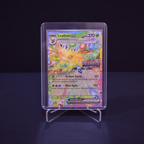 Leafeon ex (Stamped Promo), 006/131, Prismatic Evolutions (PRE), Promo (PR), Kartu Pokemon, [#1]