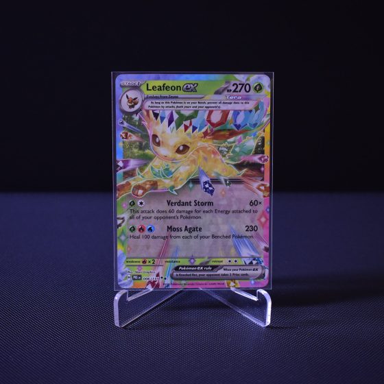 Leafeon ex, 006/131, Prismatic Evolutions (PRE), Double Rare (RR), Kartu Pokemon, [#1]