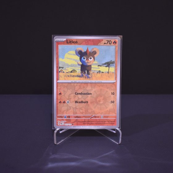 Litleo, 015/131, Prismatic Evolutions (PRE), Reverse Holo (RH), Kartu Pokemon, [#6]