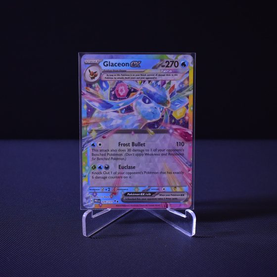 Glaceon ex, 026/131, Prismatic Evolutions (PRE), Double Rare (RR), Kartu Pokemon, [#1]