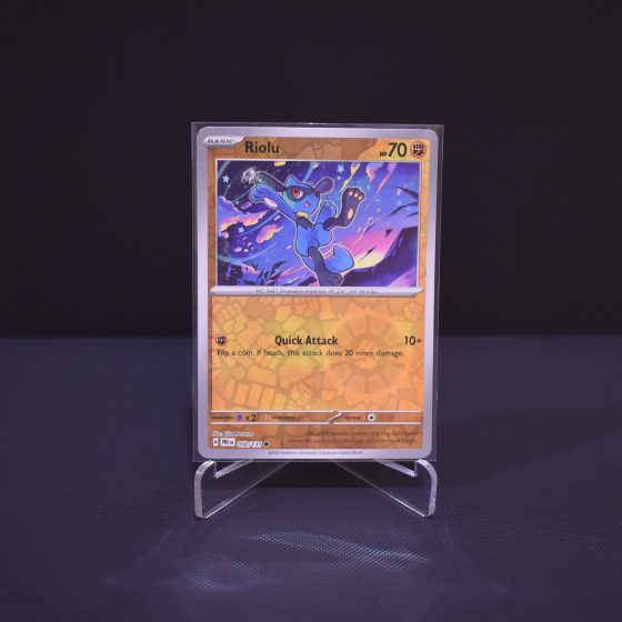 Riolu, 050/131, Prismatic Evolutions (PRE), Reverse Holo (RH), Kartu Pokemon, [#1]