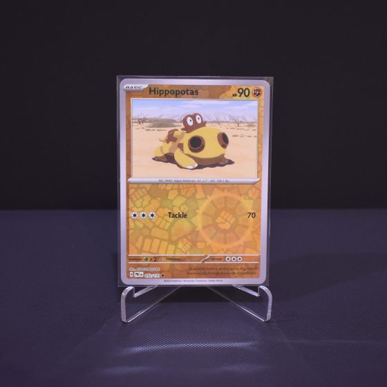Hippopotas, 052/131, Prismatic Evolutions (PRE), Reverse Holo (RH), Kartu Pokemon, [#1]
