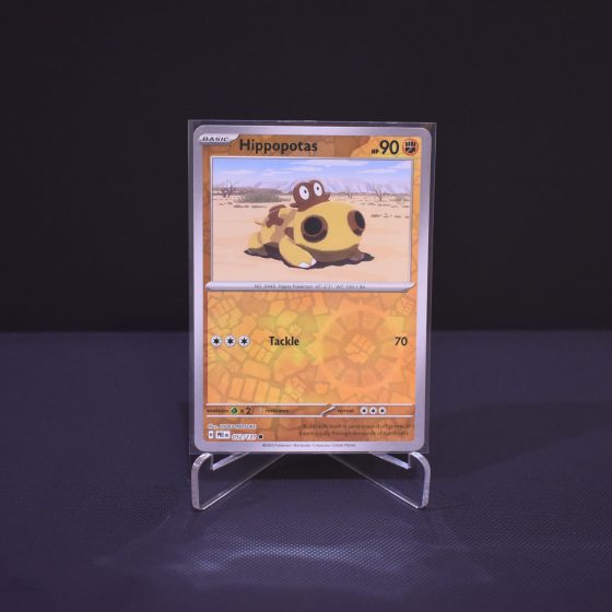 Hippopotas, 052/131, Prismatic Evolutions (PRE), Reverse Holo (RH), Kartu Pokemon, [#2]