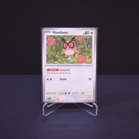 Hoothoot, 077/131, Prismatic Evolutions (PRE), Common (C), Kartu Pokemon, [#1]