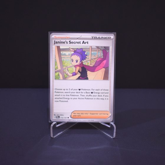 Janine's Secret Art, 112/131, Prismatic Evolutions (PRE), Uncommon (UC), Kartu Pokemon, [#1]