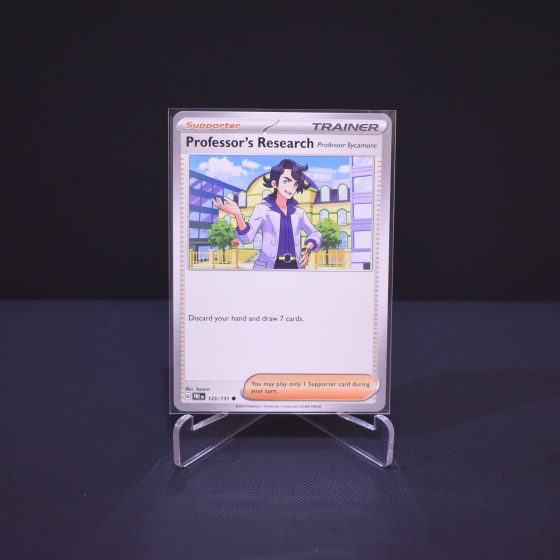 Professor's Research (Professor Sycamore), 125/131, Prismatic Evolutions (PRE), Common (C), Kartu Pokemon, [#1]