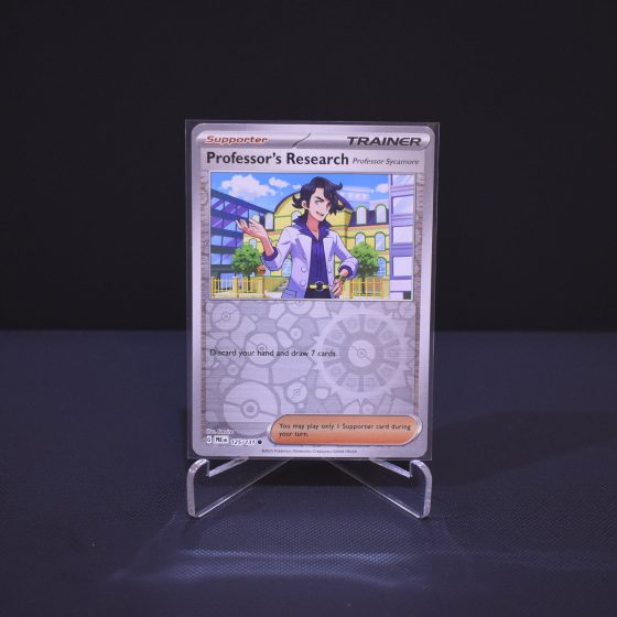 Professor's Research (Professor Sycamore), 125/131, Prismatic Evolutions (PRE), Reverse Holo (RH), Kartu Pokemon, [#1]