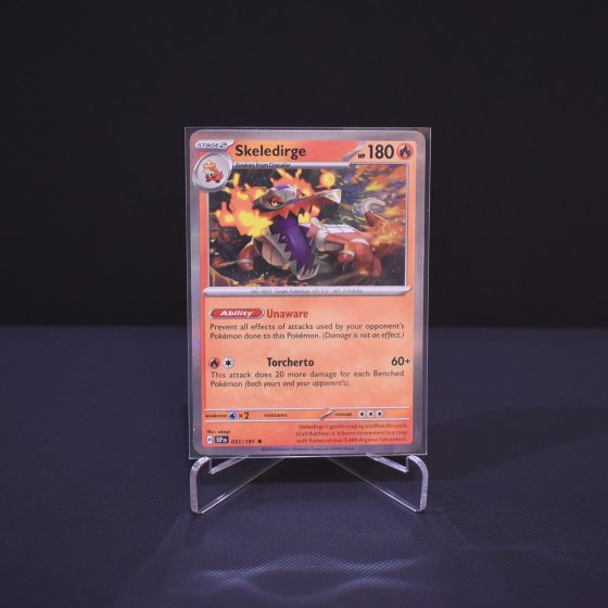 Skeledirge, 031/191, Surging Sparks (SSP), Holo Rare (H), Kartu Pokemon, [#1]