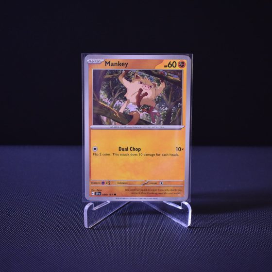 Mankey, 098/191, Surging Sparks (SSP), Common (C), Kartu Pokemon, [#1]