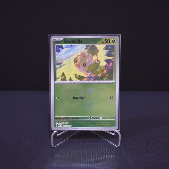Sewaddle (Poke Ball), 001/086, White Flare (WHT), Reverse Holo (RH), Kartu Pokemon, [#1]