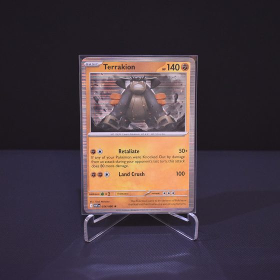 Terrakion, 054/086, White Flare (WHT), Rare (R), Kartu Pokemon, [#1]